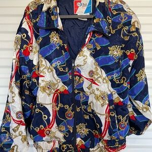Vintage Asia Nautical Print Jacket